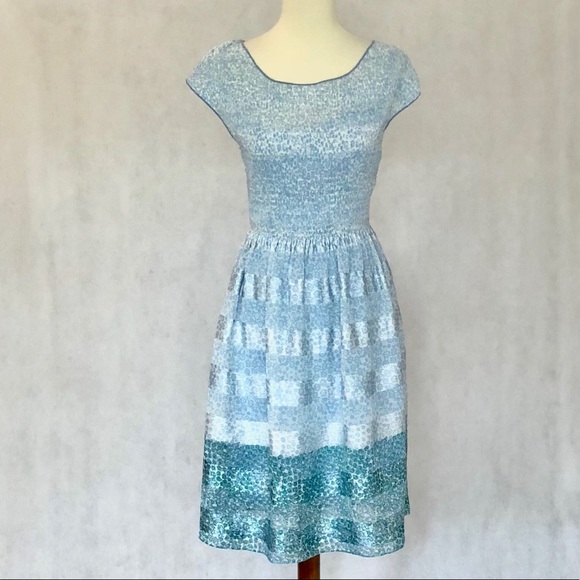 Max Studio Dresses & Skirts - Max Studio Smocked Bodice Flare Skirt Dress